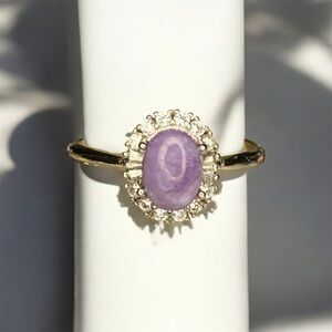 Charoite Gemstone Ring